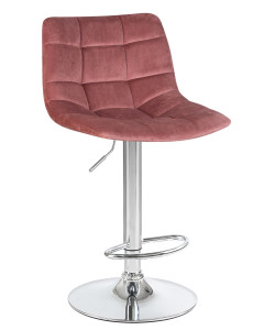 92707658 Барный стул Tailor LM 47х92х49см велюр цвет розовый STLM-0536272 DOBRIN