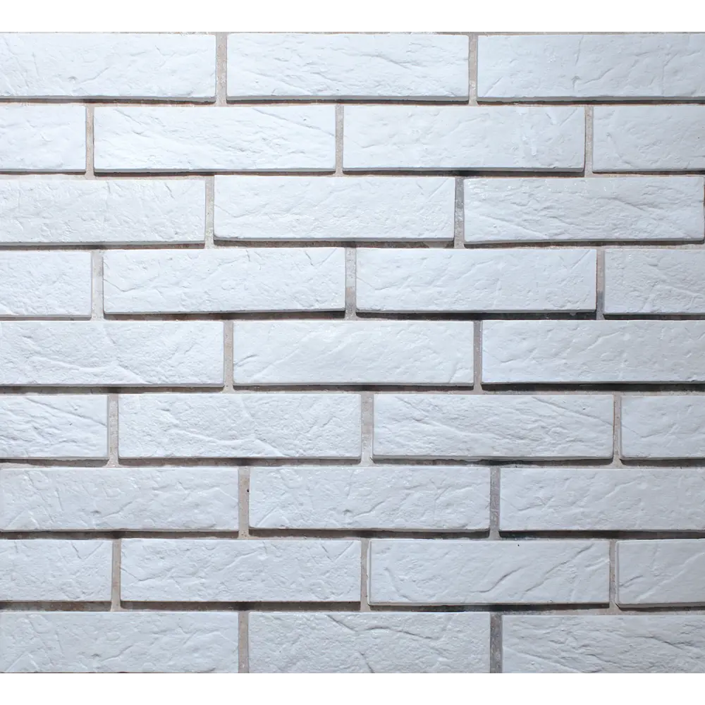 Камень искусственный Ramo Растик брик белый 1м² STLM-2046117