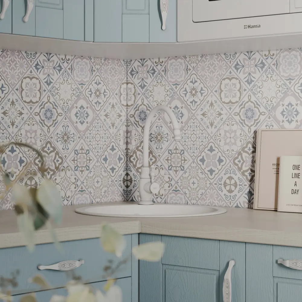 Фасад кухонный Томари Delinia ID голубой МДФ 59.7x12.5 см 82010996 STLM-0017374 - Вид №14