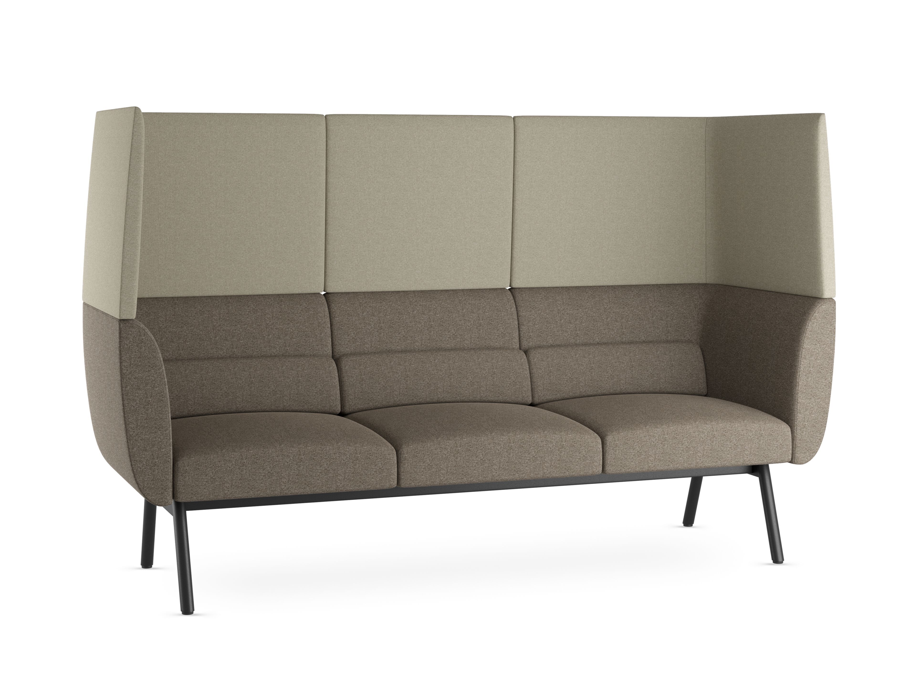 3-местный тканевый диван с высокой спинкой LD Seating гнездо ARCH-00049231