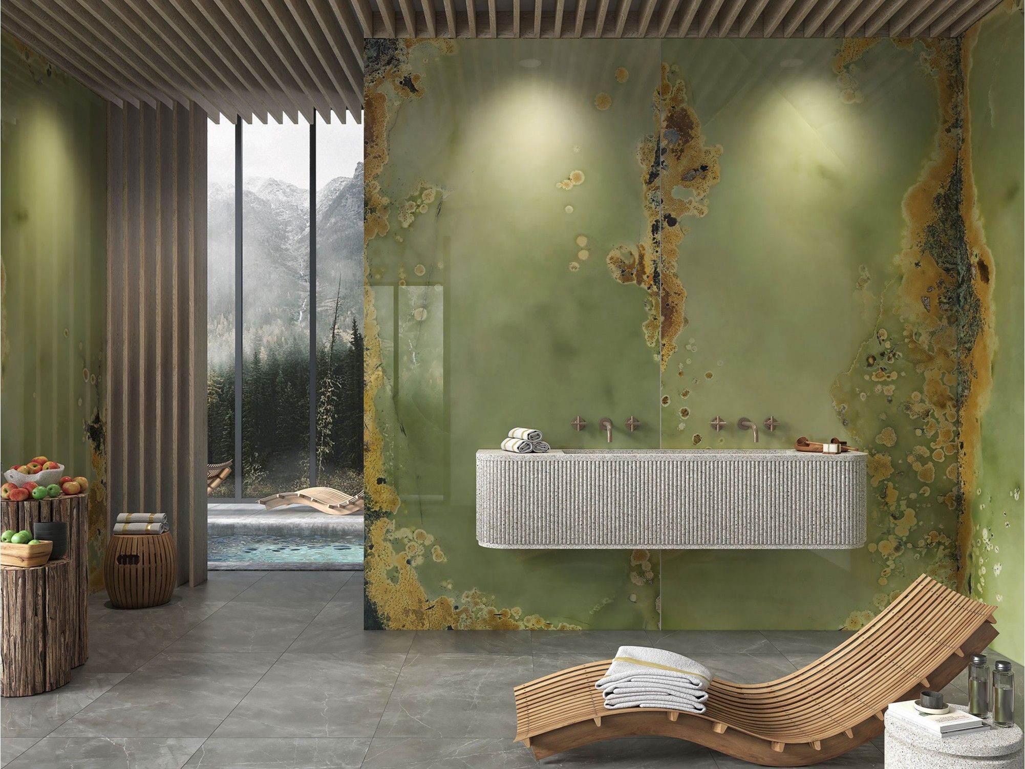 Декоративная панель из алюминия, стекла или ПММА Tecnografica Кристаллы ARCH-00059865