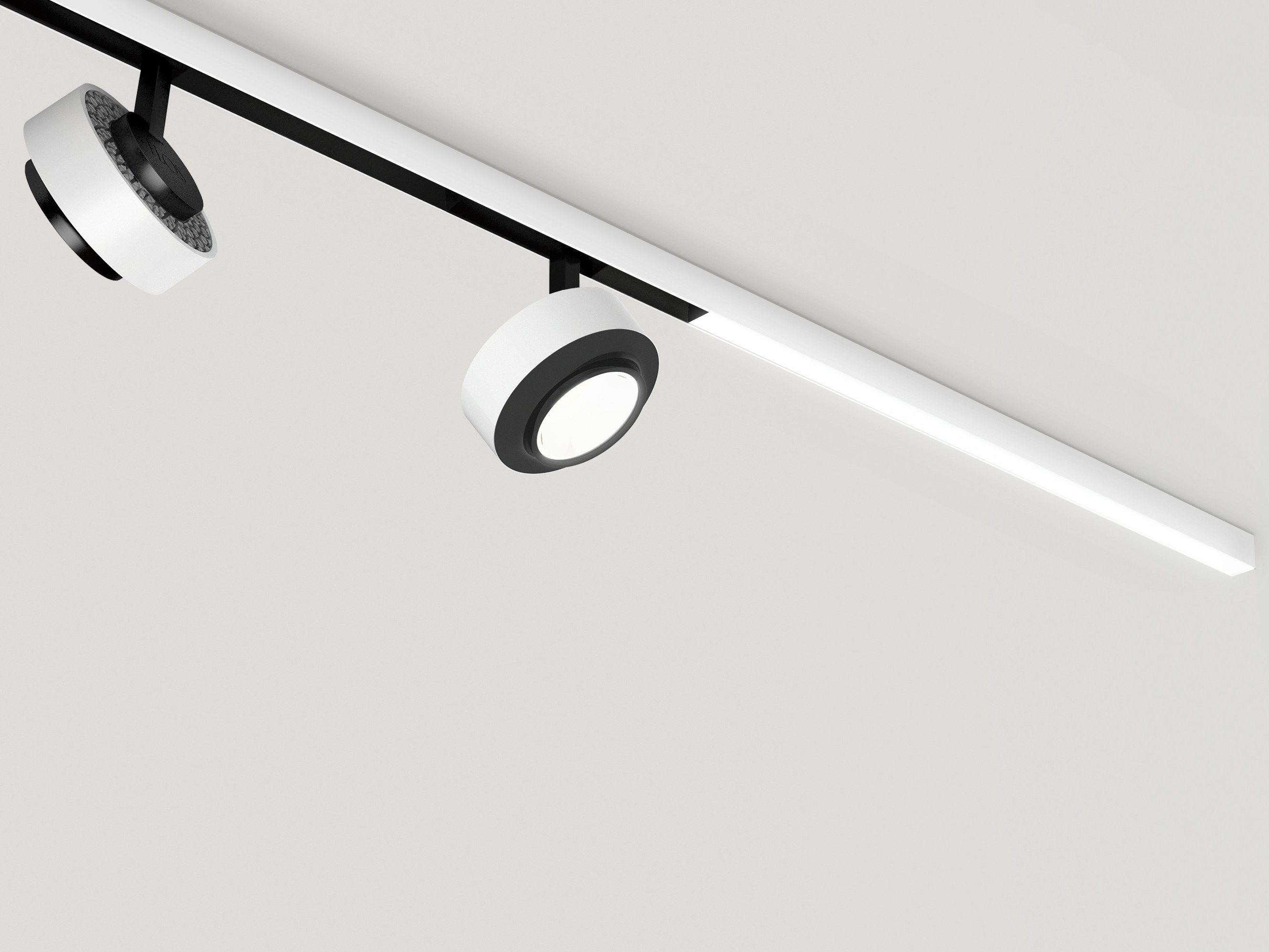 Экструдированный алюминиевый светодиодный трековый светильник Flos Architectural Collection-системы ARCH-00028172