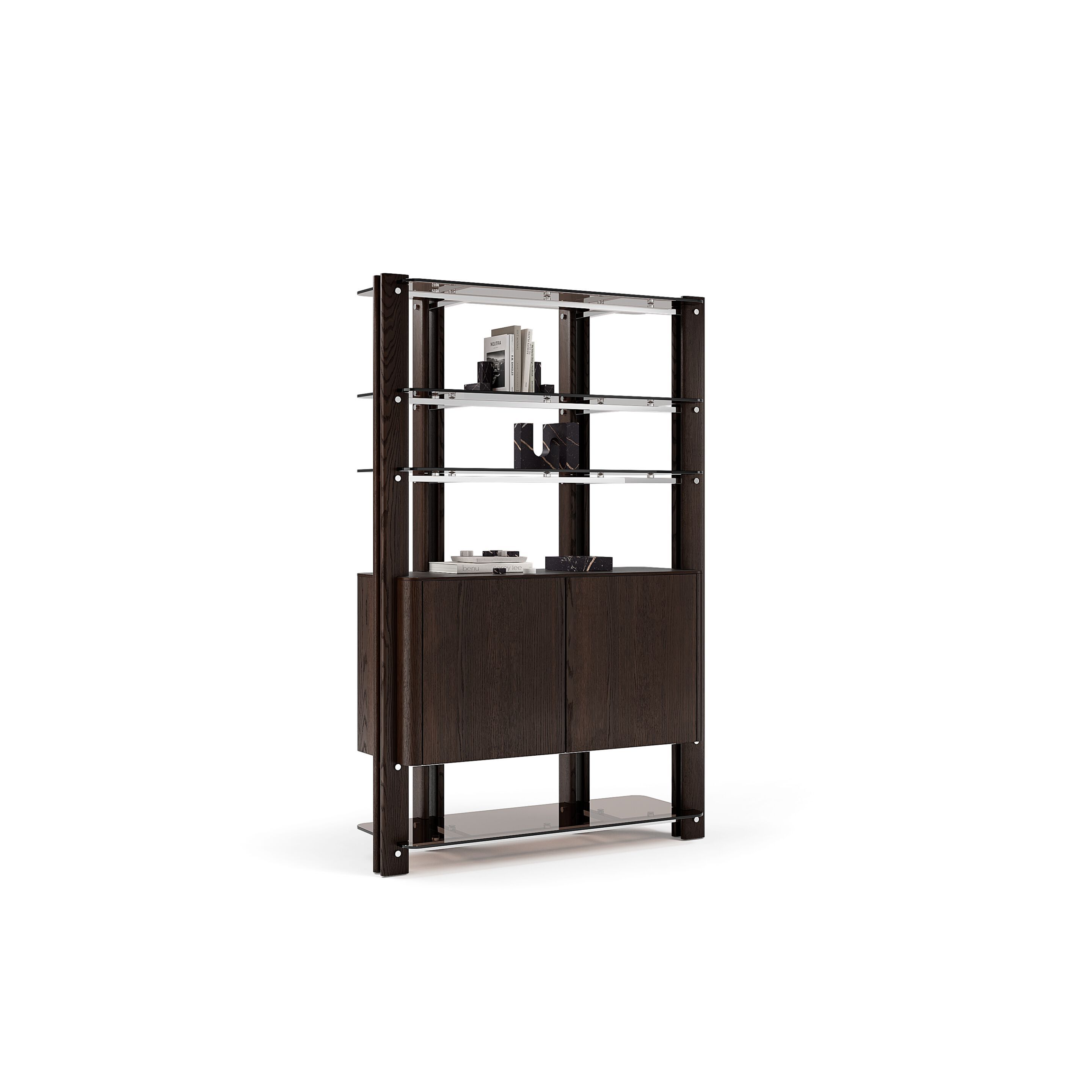 Деревянный двухсторонний книжный шкаф Capital Collection Diesis ARCH-00136378 - Вид №12