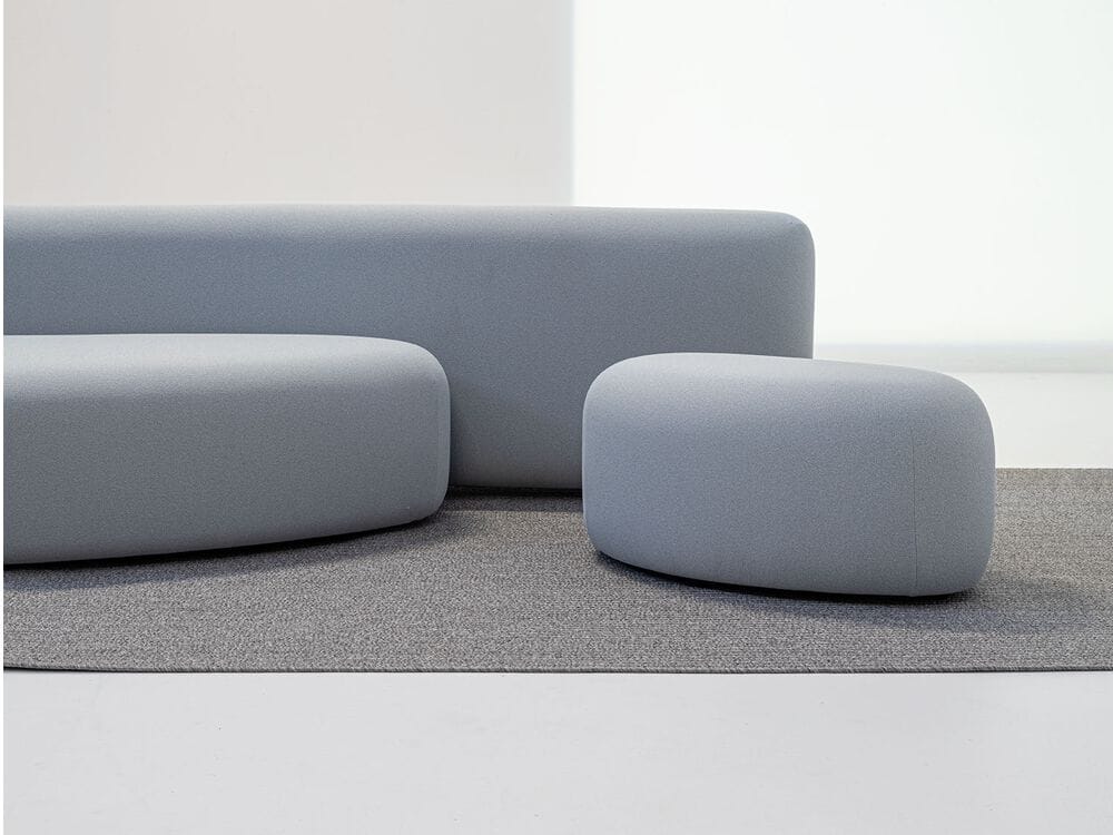 Овальный пуф из ткани La Cividina Лиссе ARCH-00017570 - Вид №1