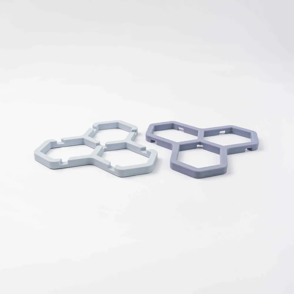 Подставка под горячее Esprado 2 в 1 17x15 см силикон цвет хром STLM-2136292 - Вид №2