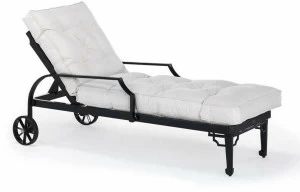 Oxley's Furniture Откидной алюминиевый садовый шезлонг Rissington Ril