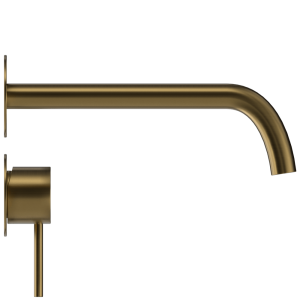 D414-B Однорычажный смеситель для ванны из матовой латуни duten
