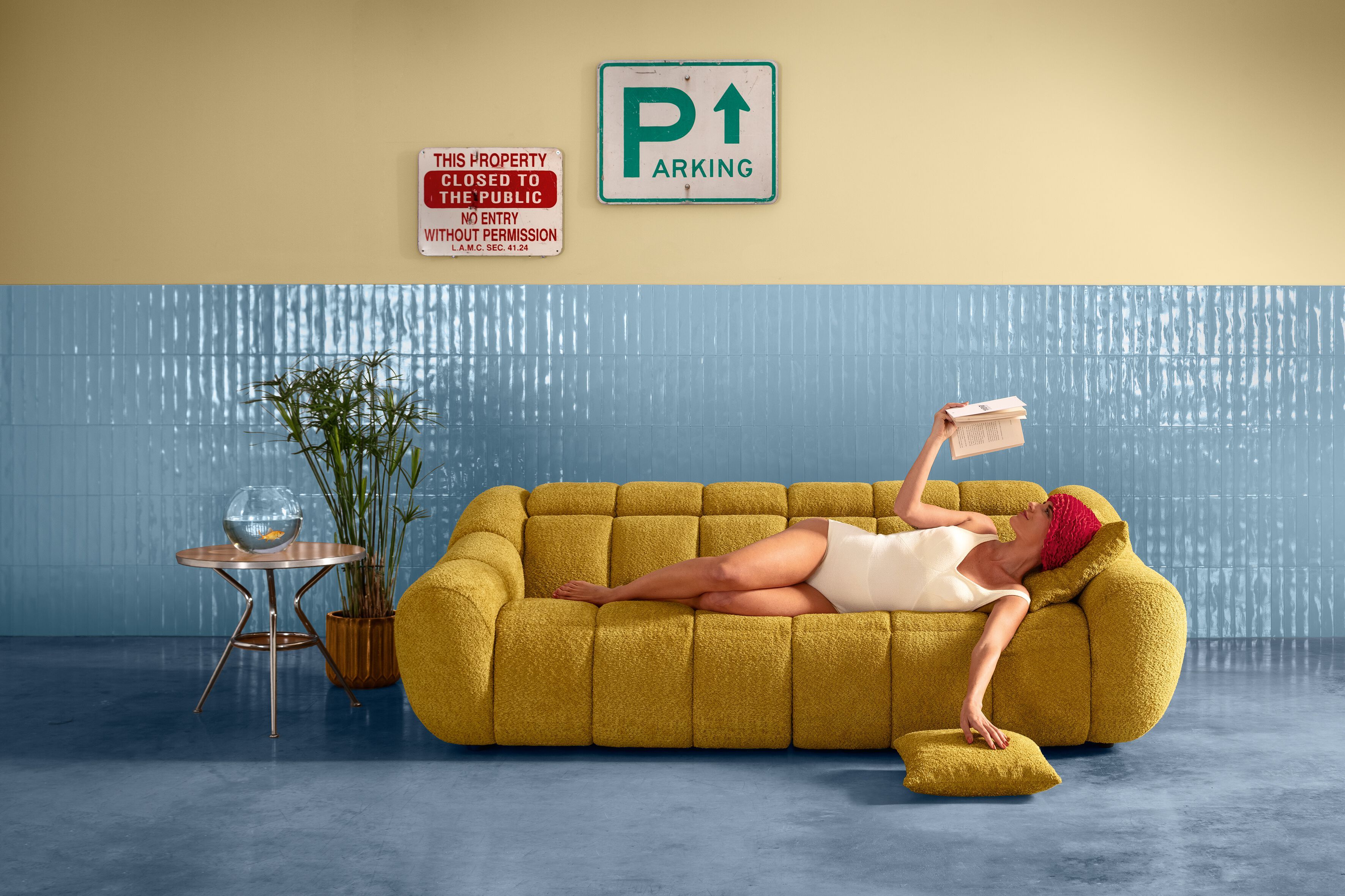 Тканевый диван с откидной спинкой AERRE ITALIA виноград ARCH-00032321 - Вид №4