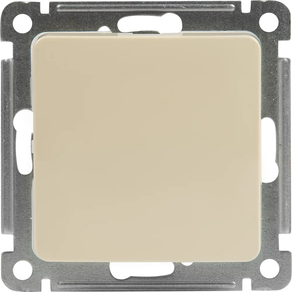 Выключатель встраиваемый Hegel Мастер 1 клавиша цвет слоновая кость STLM-2197546
