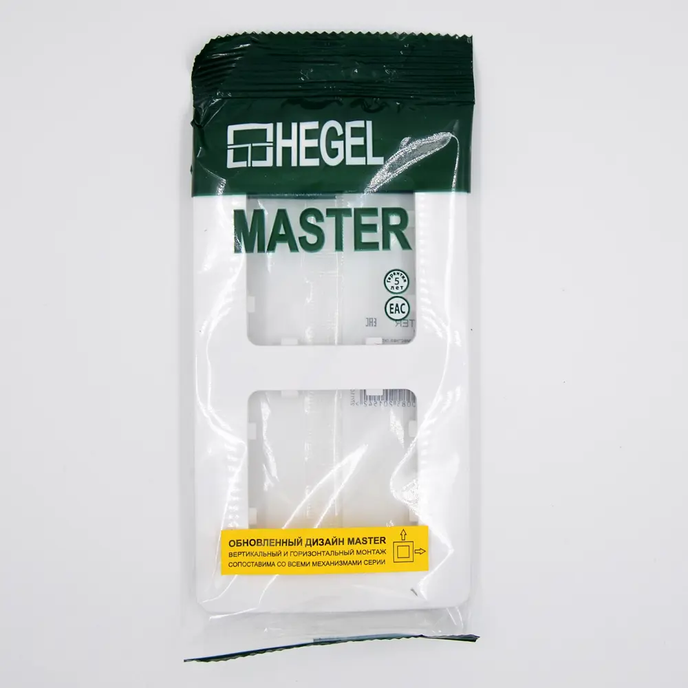 Рамка для розеток и выключателей Hegel 2 поста цвет белый 89385381 STLM-2085199  - Вид №2