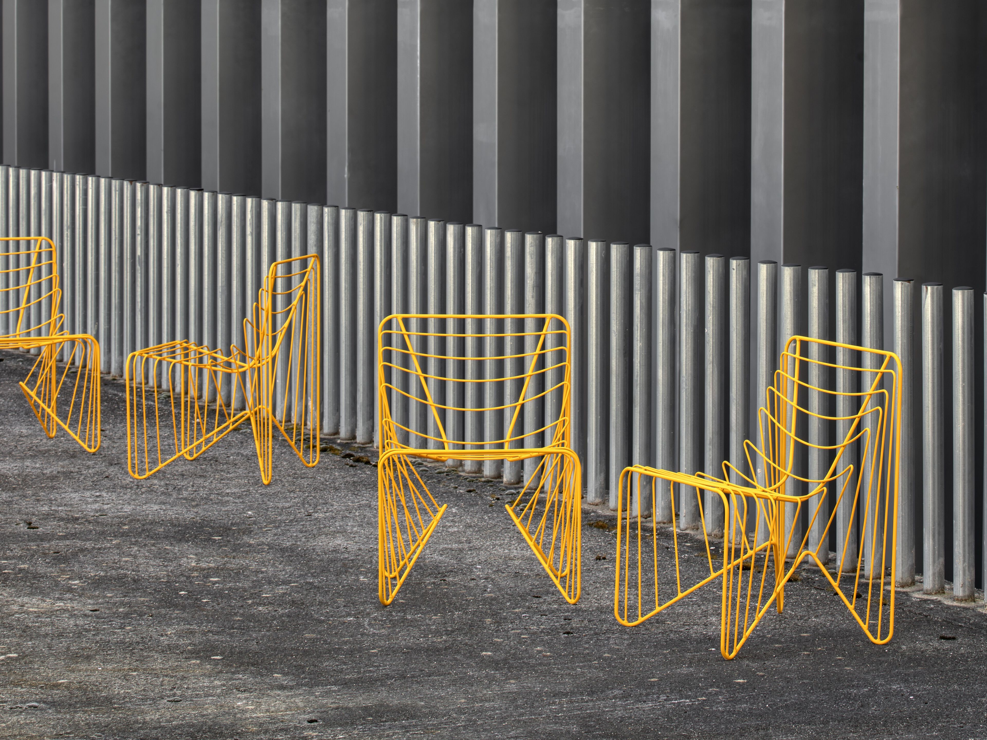 Стальной стул с порошковым покрытием iSimar Topos ARCH-00093370 - Вид №6