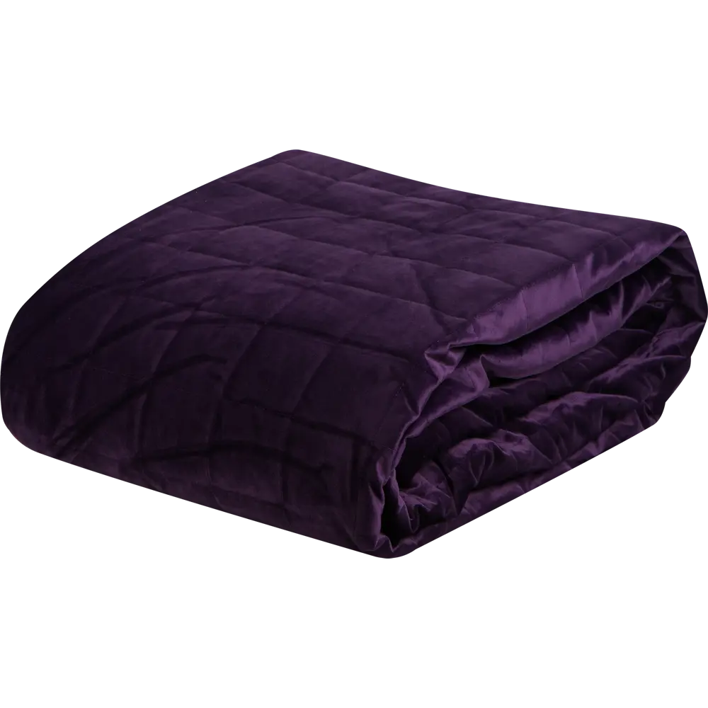 Покрывало Velvet Etna, 220x240 см, полиэстер, цвет сиреневый INSPIRE STLM-2031953