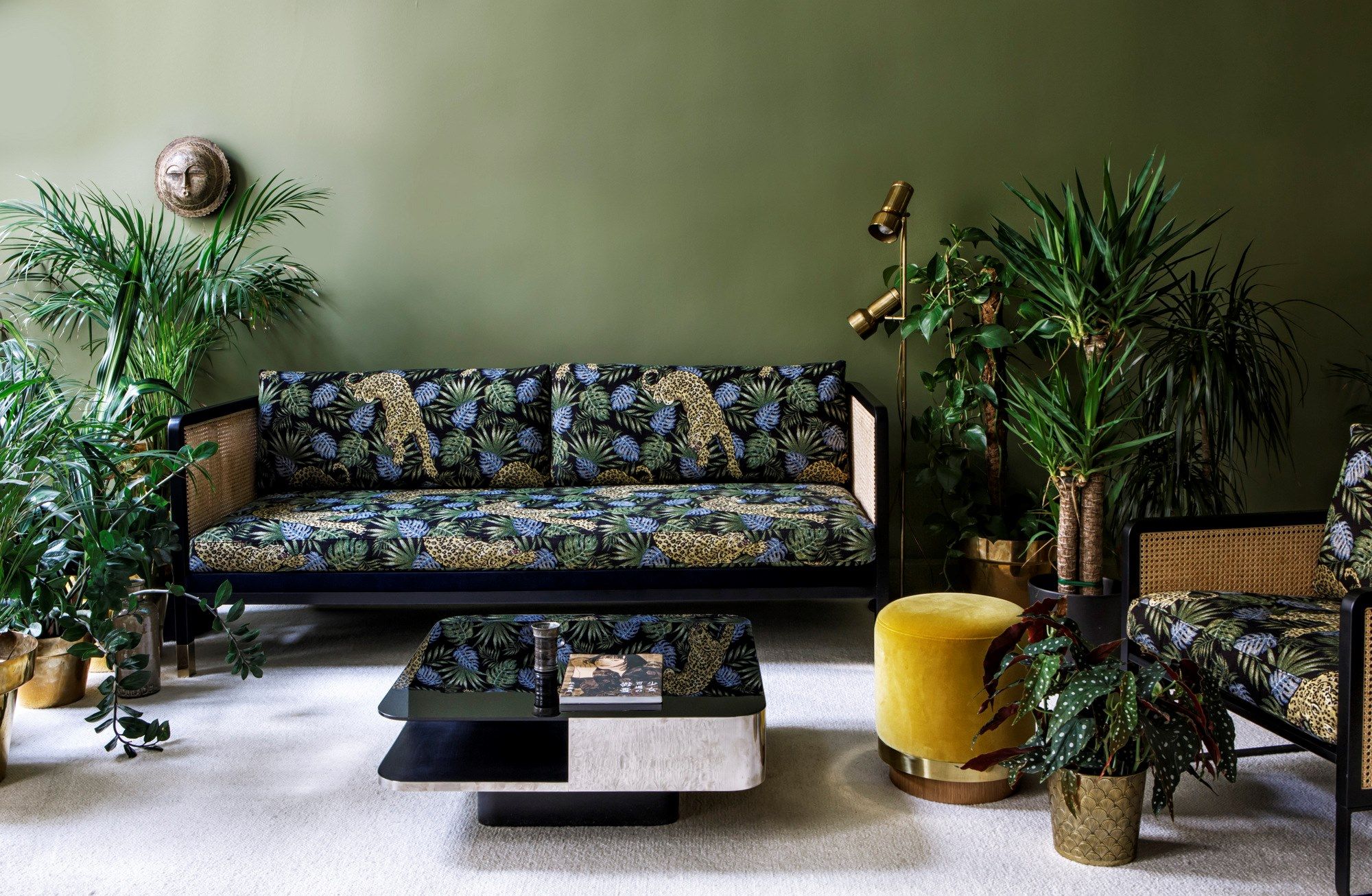 3-местный винтажный стиль бархатный диван RED EDITION плетеная ARCH-00061601 - Вид №1