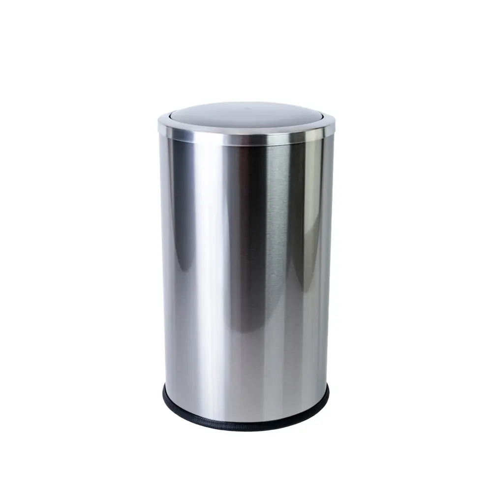 Контейнер для мусора Primanova Vita M-E45-30 20 л металл цвет хром STLM-2183420 - Вид №1