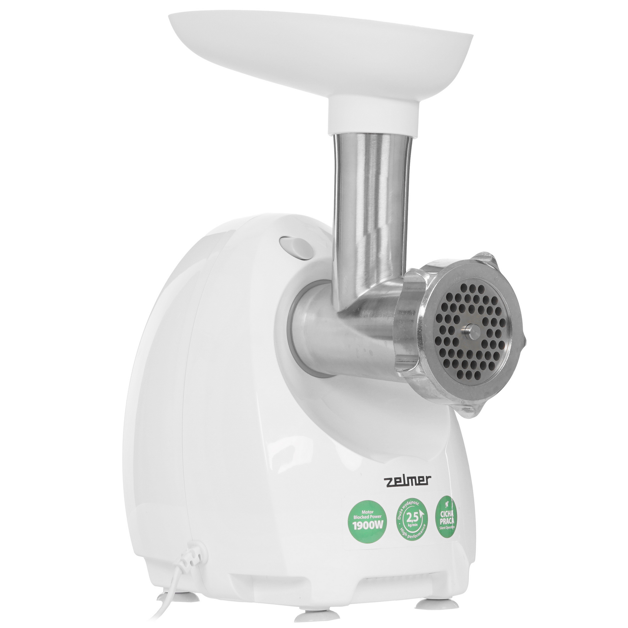 8199835 Мясорубка электрическая Zelmer ZMM4080B белый STDN-0024980