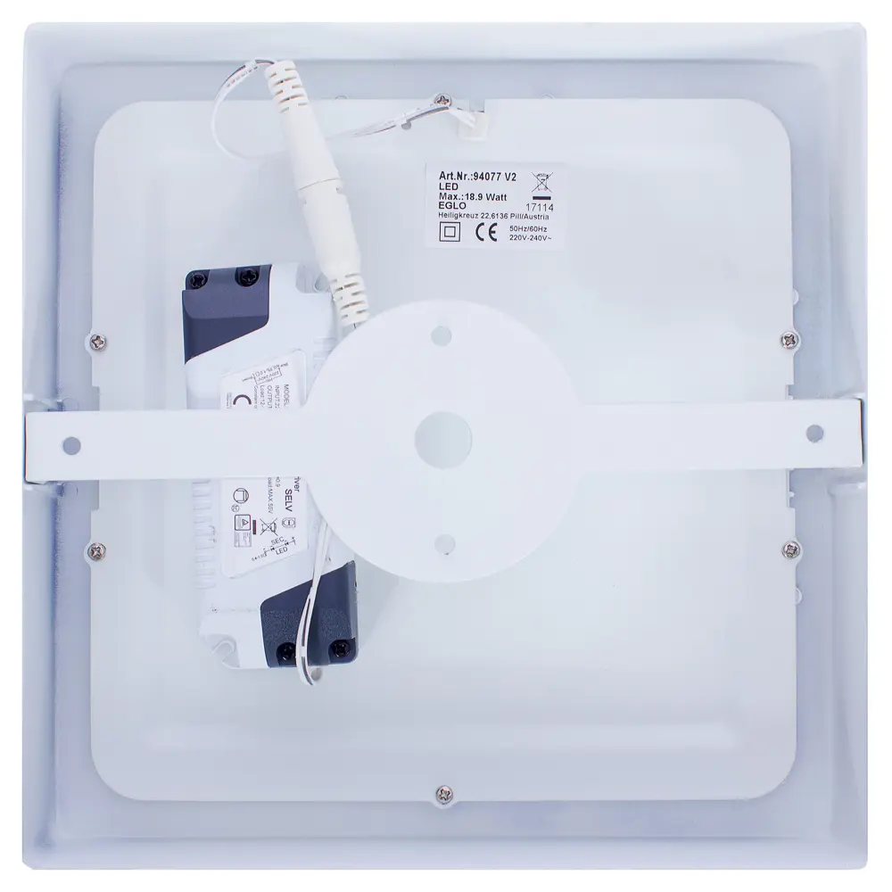 Панель светодиодная накладная Fueva 3000K 225x225 мм Eglo STLM-2106529 - Вид №2