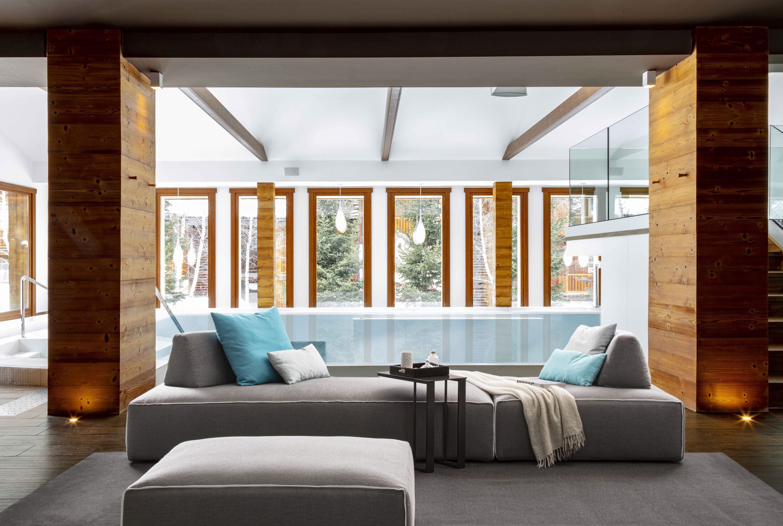 Тканевый модульный съемный садовый диван GRUPPO FOX вне двери ARCH-00125914 - Вид №4