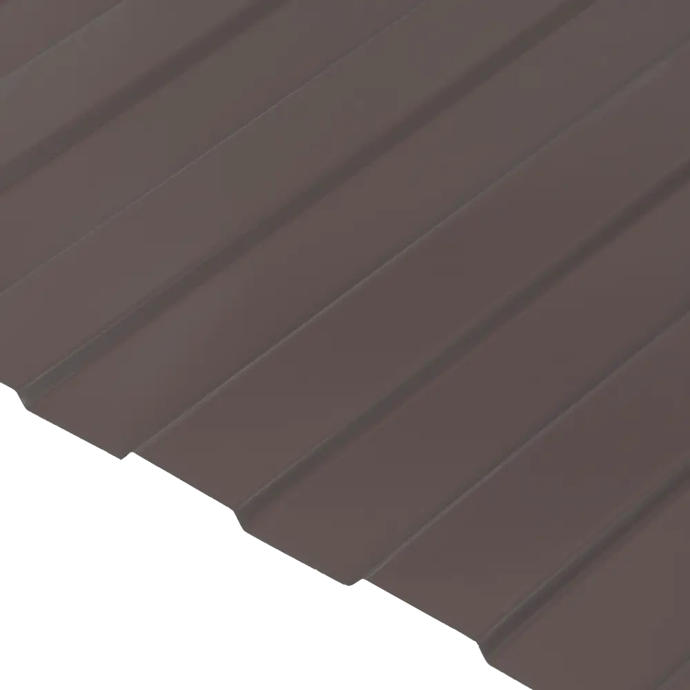 Профнастил С8 0.3 мм 1200x2000 мм RAL 8017 коричневый Santreyd STLM-2102229