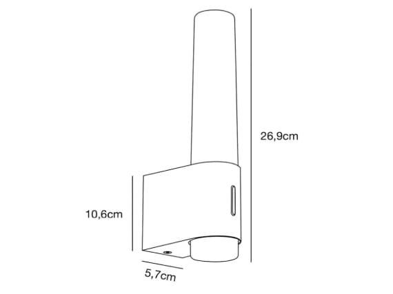 Пластиковый светодиодный настенный светильник Nordlux Helva ARCH-00027804 - Вид №4