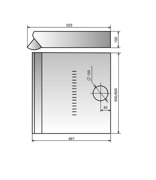 1080475 Вытяжка подвесная ELIKOR Davoline 60П-290-П3Л черный/прозрачный STDN-0002792 - Вид №9