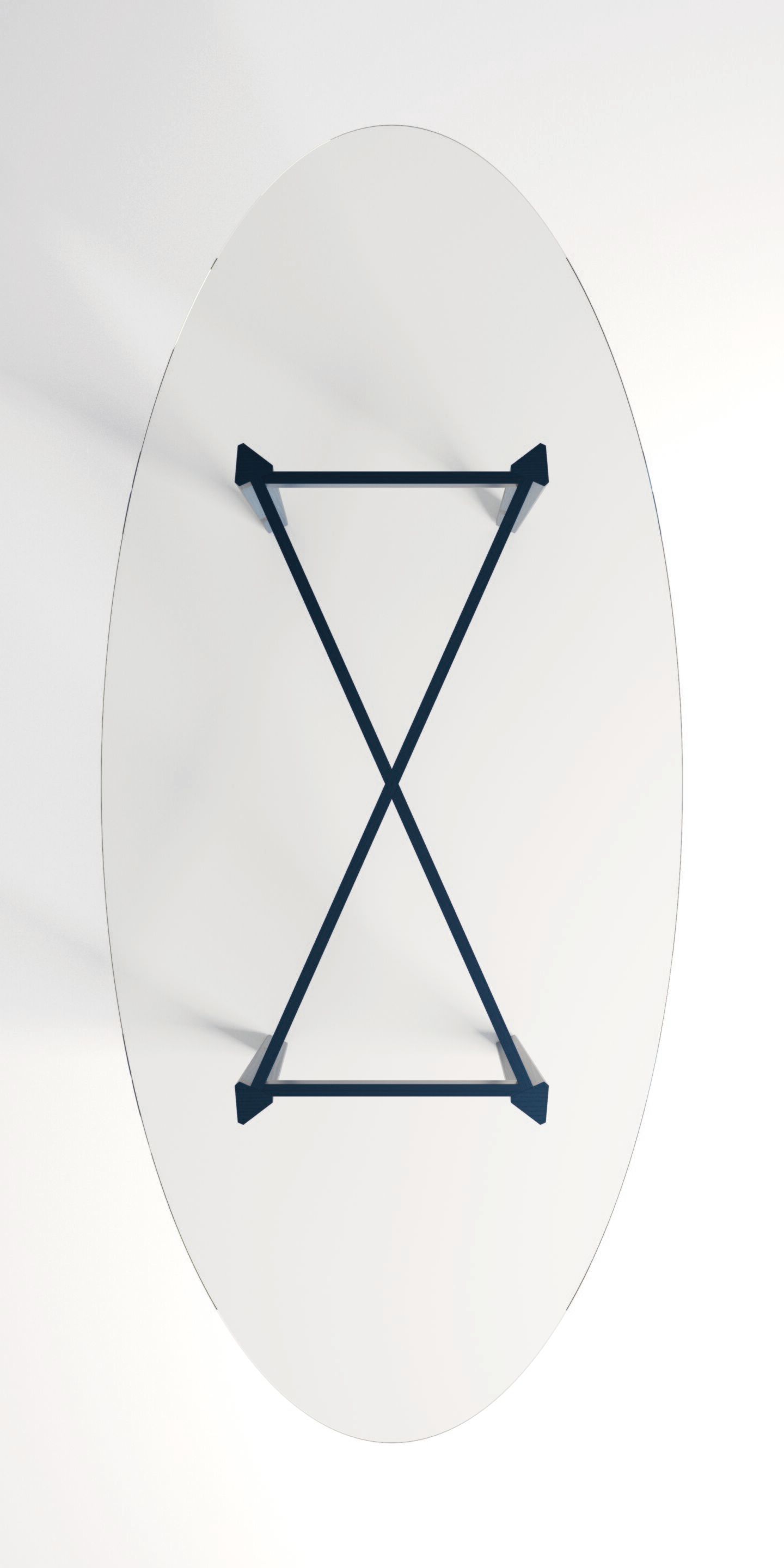 Овальный стол с хрустальной столешницей и основанием из бука BBB Луи-Филипп ARCH-00057847 - Вид №6