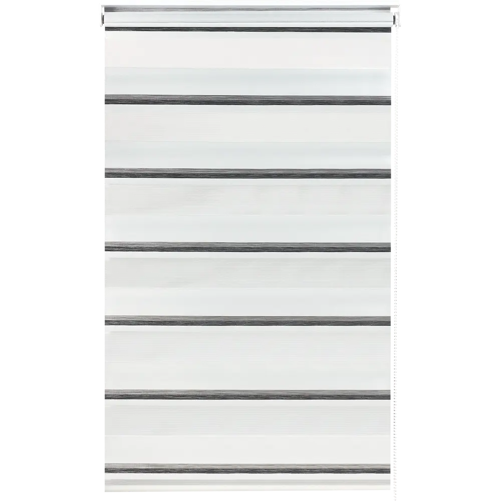 Штора рулонная день-ночь Лечче 40x160 см серо-молочная MIAMOZA STLM-2053075 - Вид №1