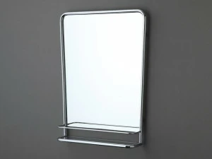 BLEU PROVENCE Прямоугольное настенное зеркало с полкой Specchi in metallo Ab233