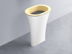 AMLA65-CN+AMPILO-CM+AMCOLO-BL Раковина Amedeo Ovale отдельностоящая cielo Enjoy + Amedeo