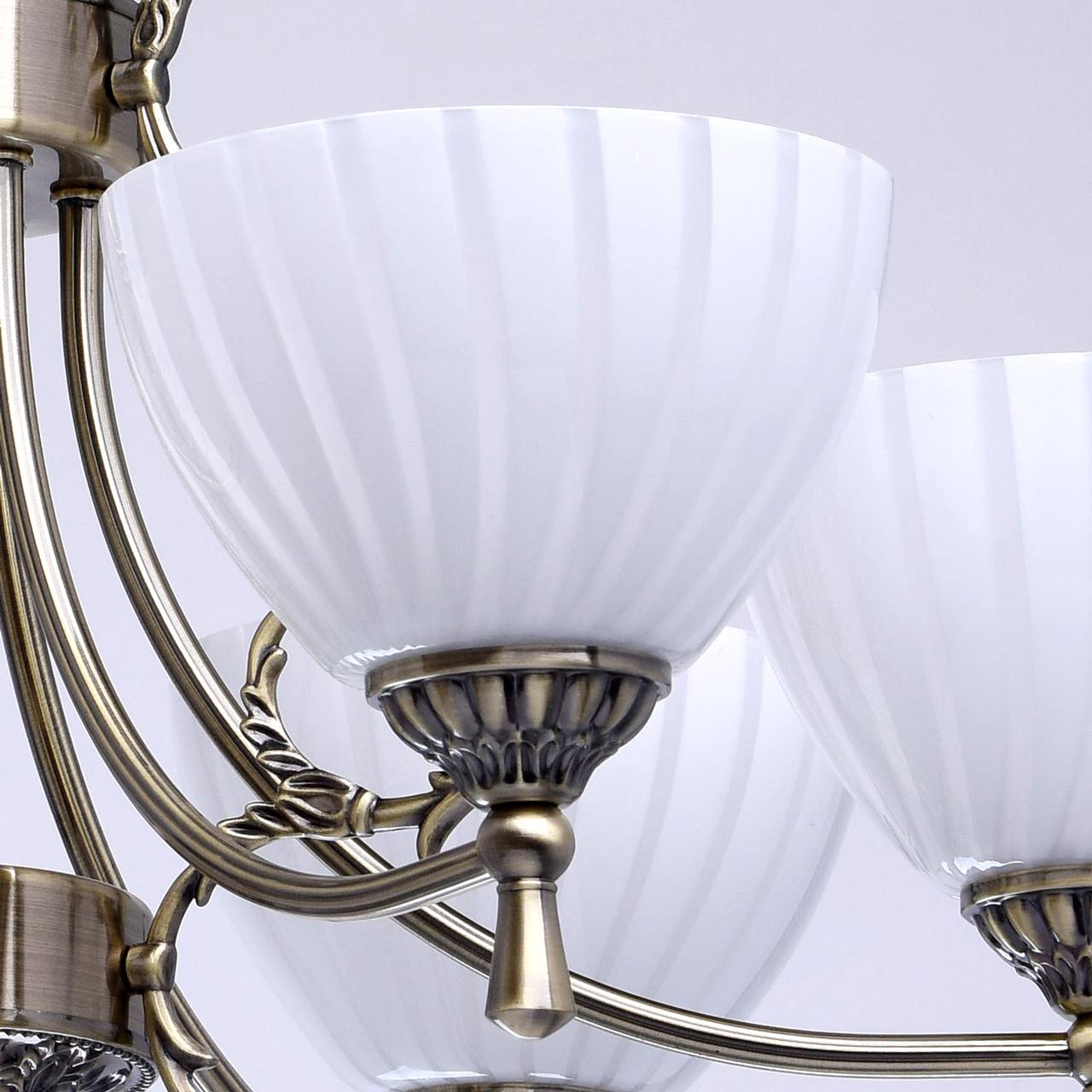 Подвесная люстра MW-Light Ариадна 15 450014406 MW-LIGHT ДИЗАЙНЕРСКИЕ, АРИАДНА 185654 Белый  - Вид №2