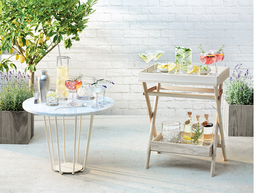 Набор для коктейлей большой с деревянной подставкой Gin LSA International G139300200 - Вид №1