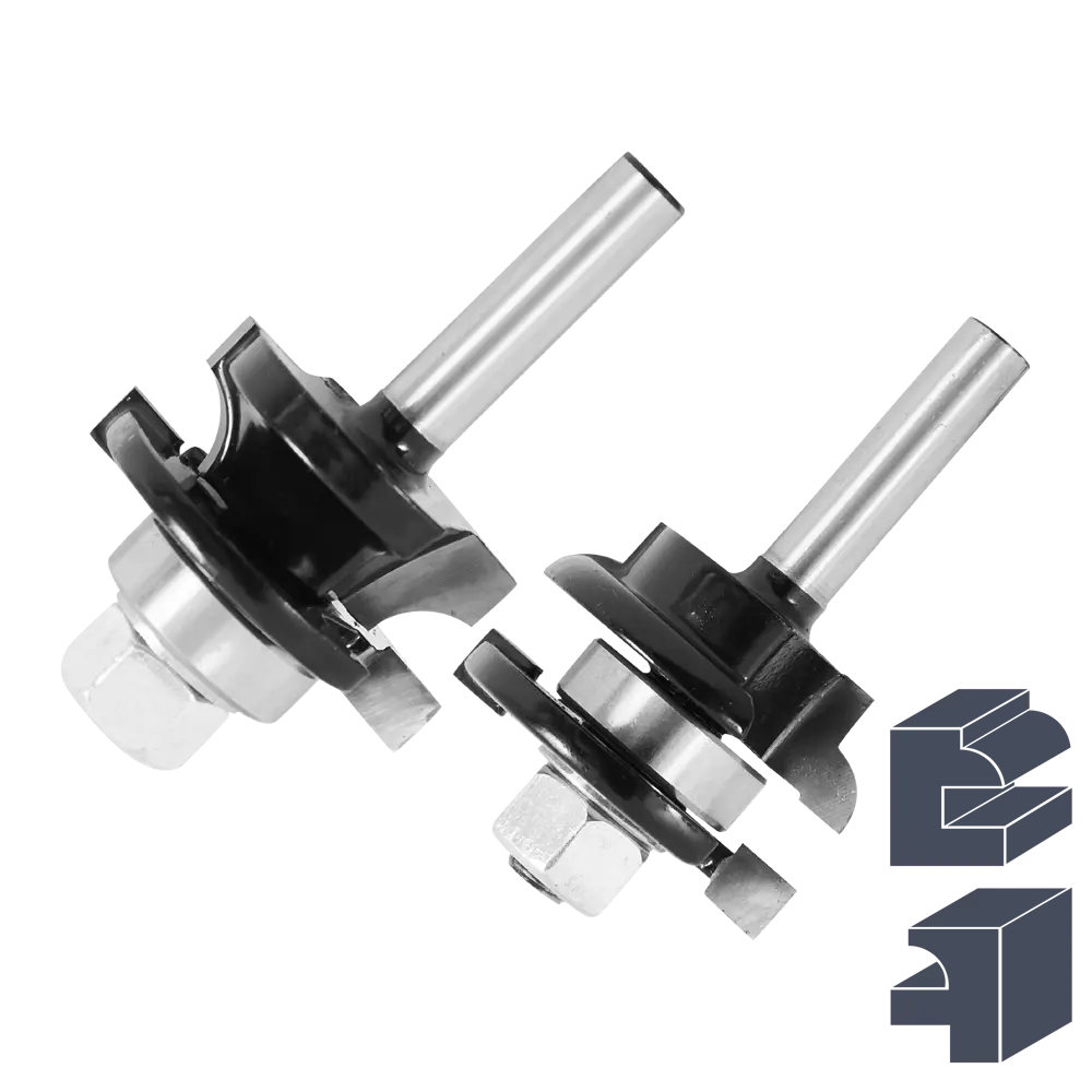 85635418 Набор фрез комбинированных рамочных по дереву 1412005 25.4x41.3 мм STLM-0064813 Santreyd 