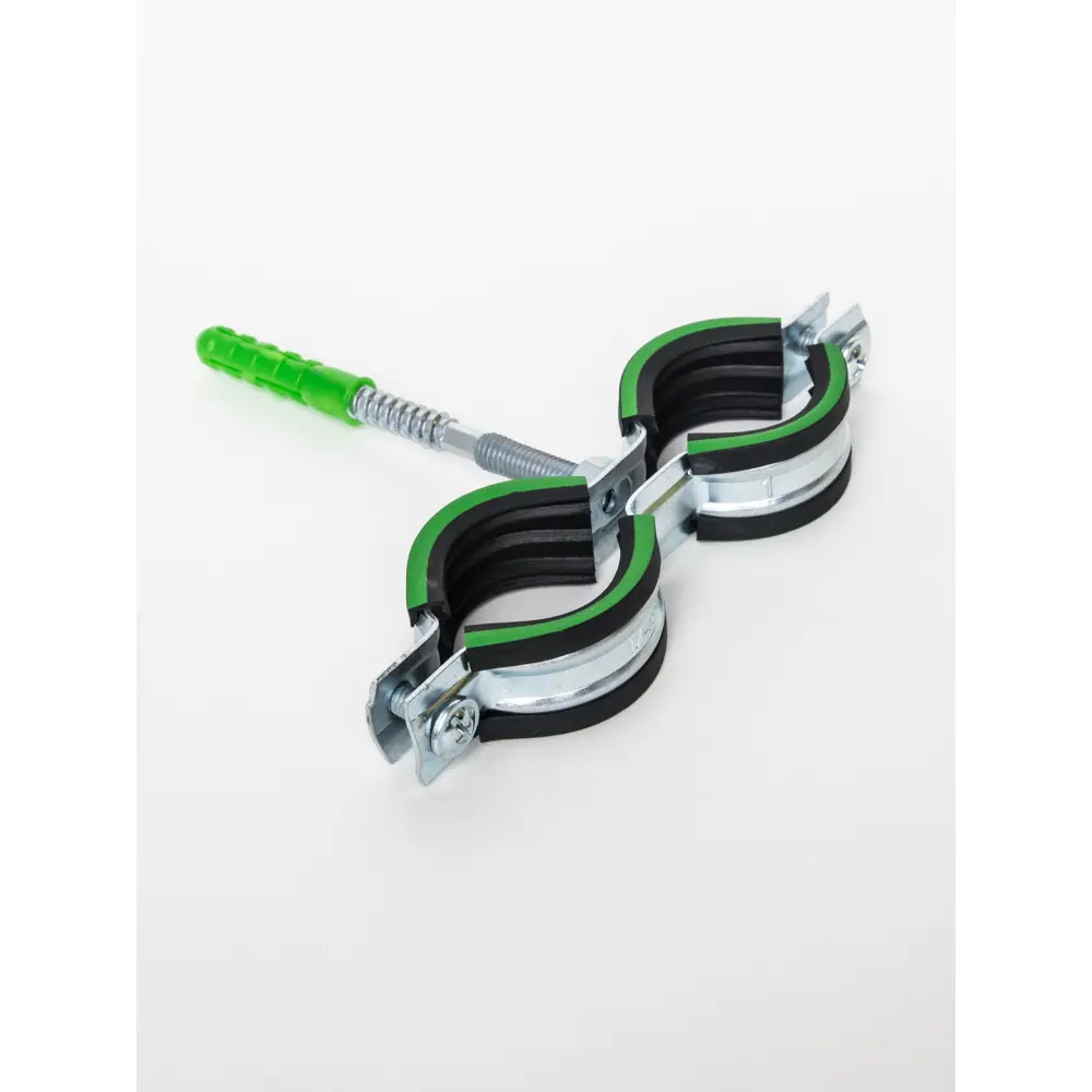 Хомут сантехнический Mayer 3/4" 25-28 мм со шпилькой 8x80и дюбелем гайка M8 STLM-2006845