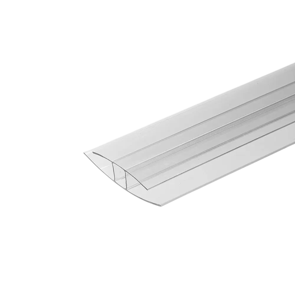 Профиль соединительный для поликарбоната Колибри 4 мм 6 м прозрачный Santreyd STLM-2130760