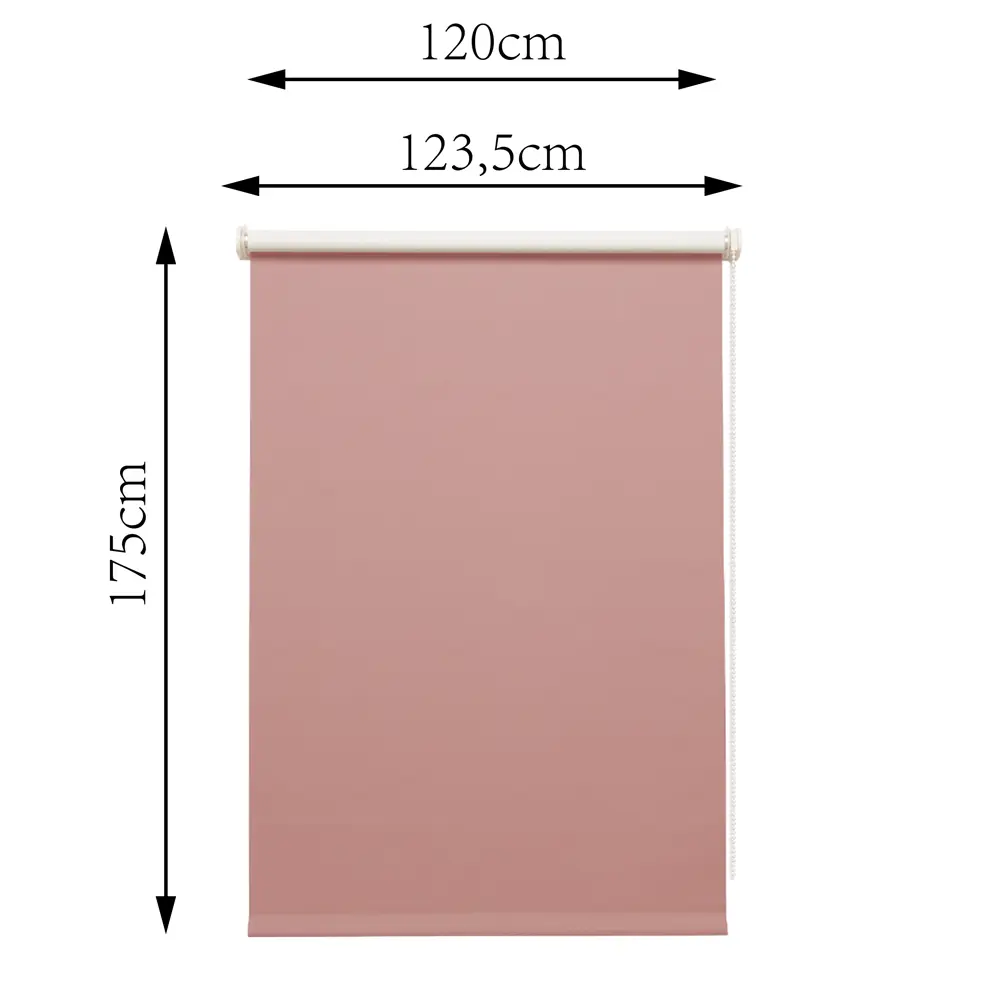 Штора рулонная блэкаут Inspire Santos 120x175 см сиреневая Santal 4 STLM-2031119 - Вид №9