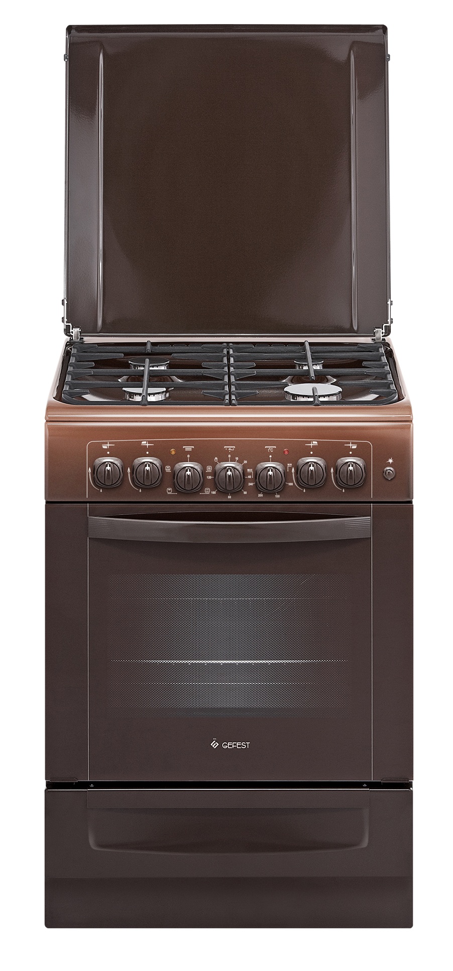 9055834 Комбинированная плита Gefest ПГЭ 6102-02 0301 коричневый STDN-0068273