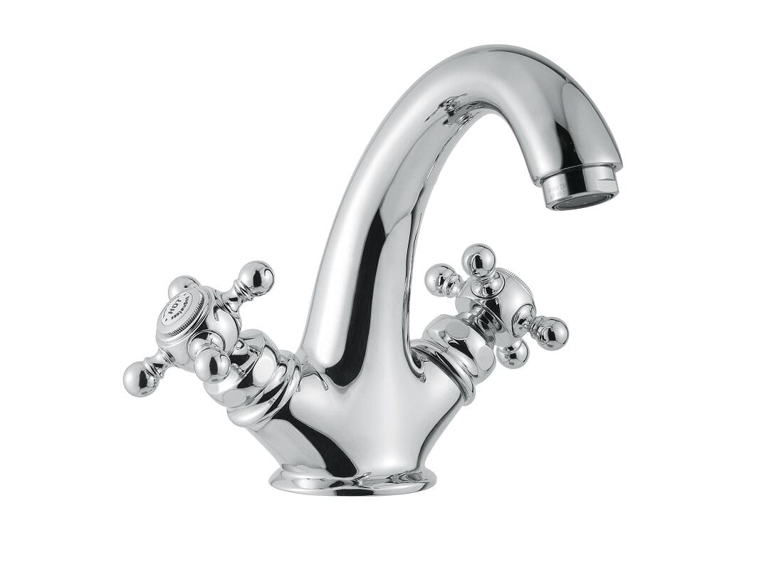 Хромированный латунный смеситель для раковины с одним отверстием Bugnatese ARCADIA ARCH-00105406 - Вид №1