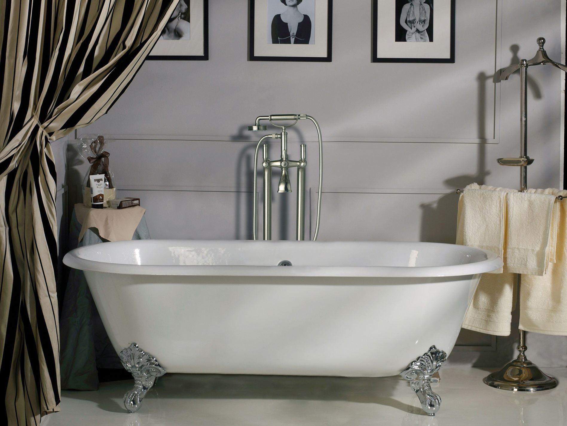 Смеситель для ванны с 2 отверстиями с ручным душем Bossini ARCH-00089263 - Вид №1