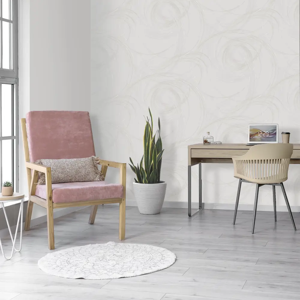 Флизелиновые обои Grandecolife Corso белые абстрактные 1.06 м 89424225 STLM-1563280 - Вид №5