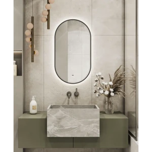 Зеркало в ванную комнату Velor 45x80 см с подсветкой