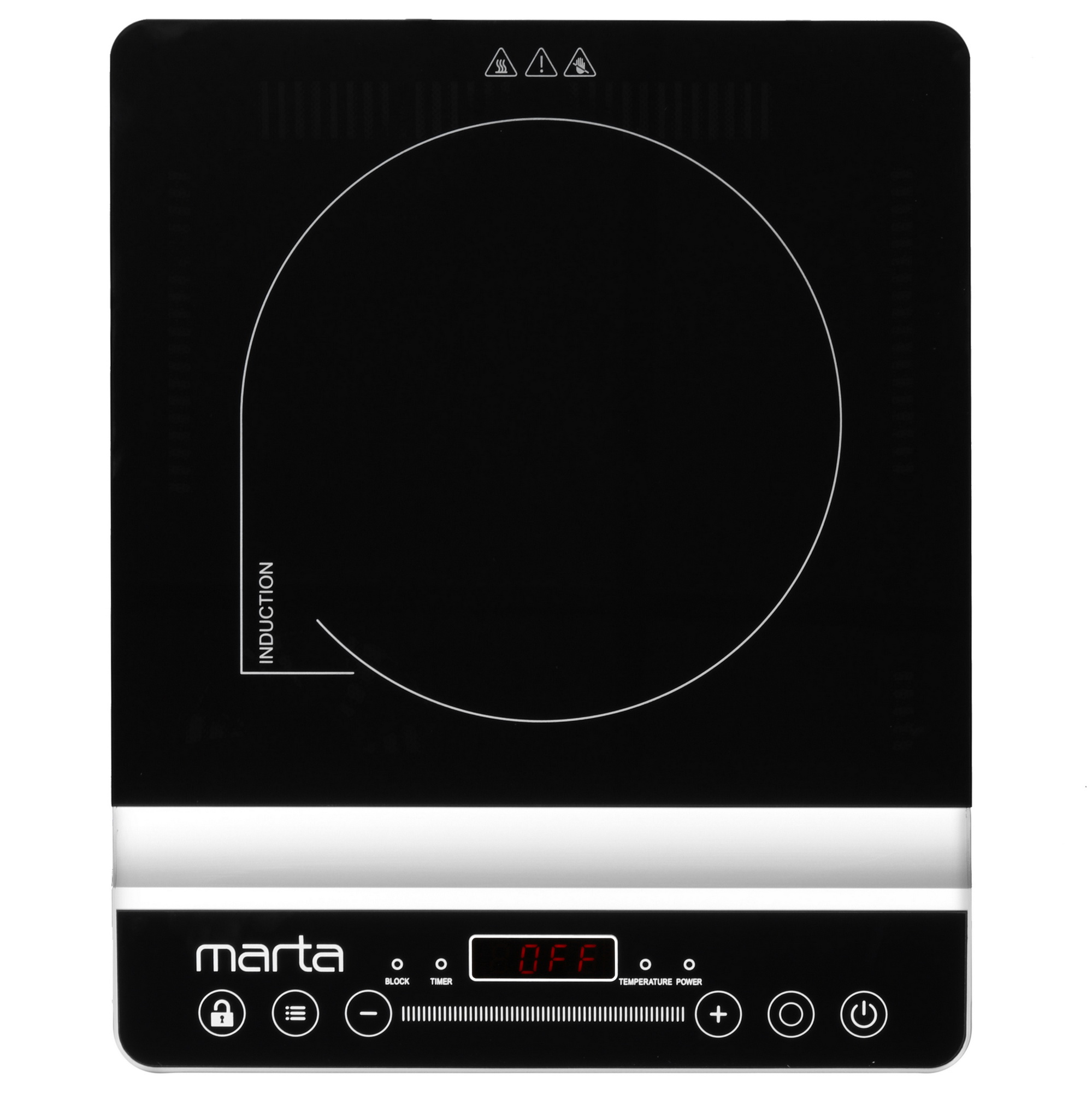 9058373 Плита компактная электрическая MARTA MT-HP4222B черный STDN-0067271