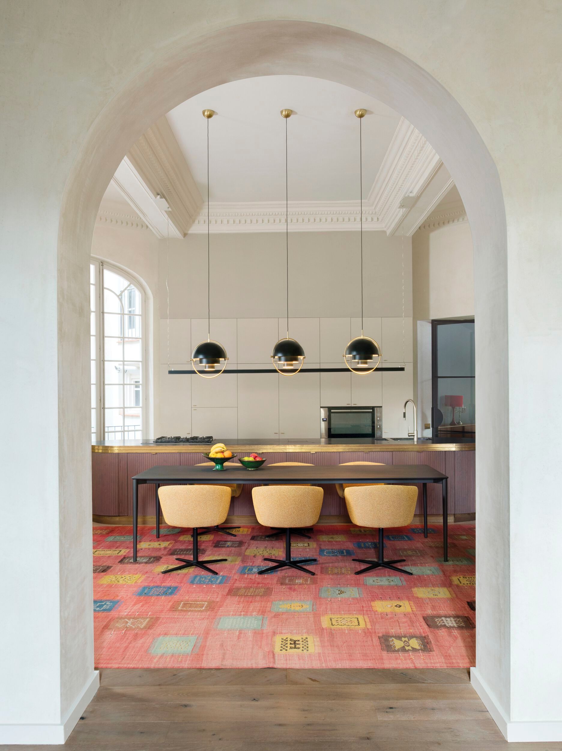 Тканевое кресло с мягкой спинкой EXPORMIM HUMA ARCH-00043362 - Вид №2