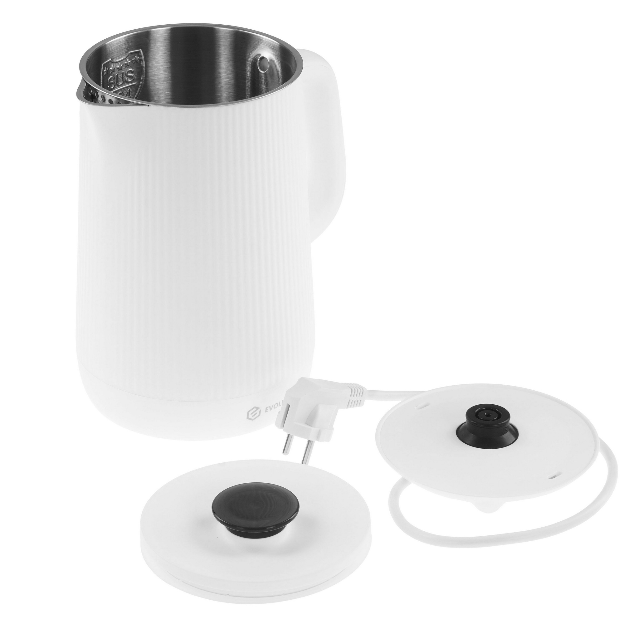 9207811 Электрочайник EVOLUTION KP18172 белый STDN-0130895 - Вид №4