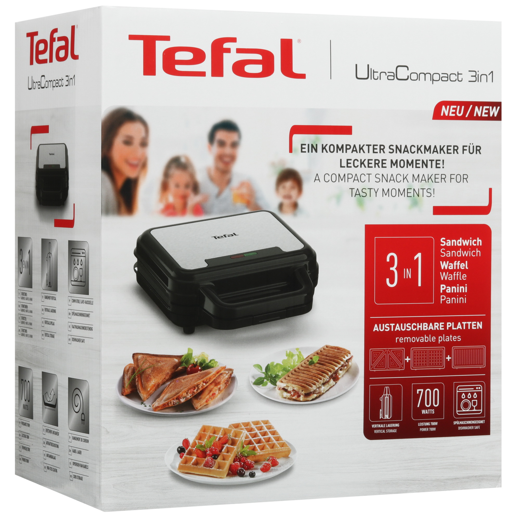 5606948 Сэндвичница Tefal UltraCompact SW383D10 черный STDN-0143662 - Вид №8