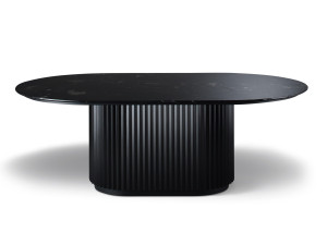 Обеденный стол из ясеня и мрамора