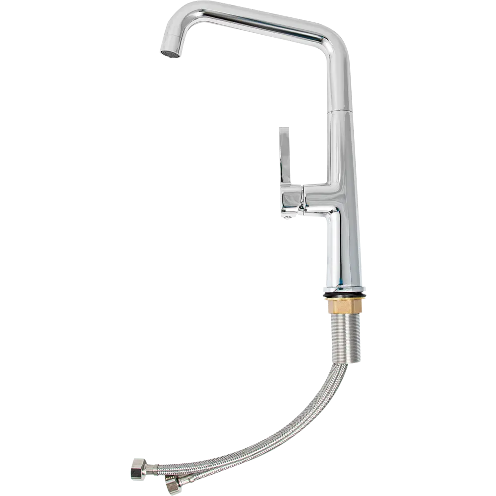 Смеситель для кухни Osgard Pira с высоким изливом цвет хром STLM-2163744 - Вид №2