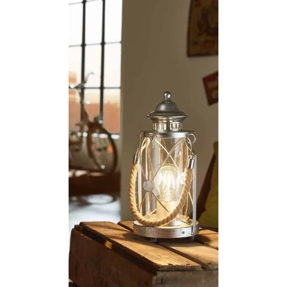 Настольная лампа Eglo Bradford 1xE27x60 Вт стекло цвет серебро STLM-2095032 - Вид №13