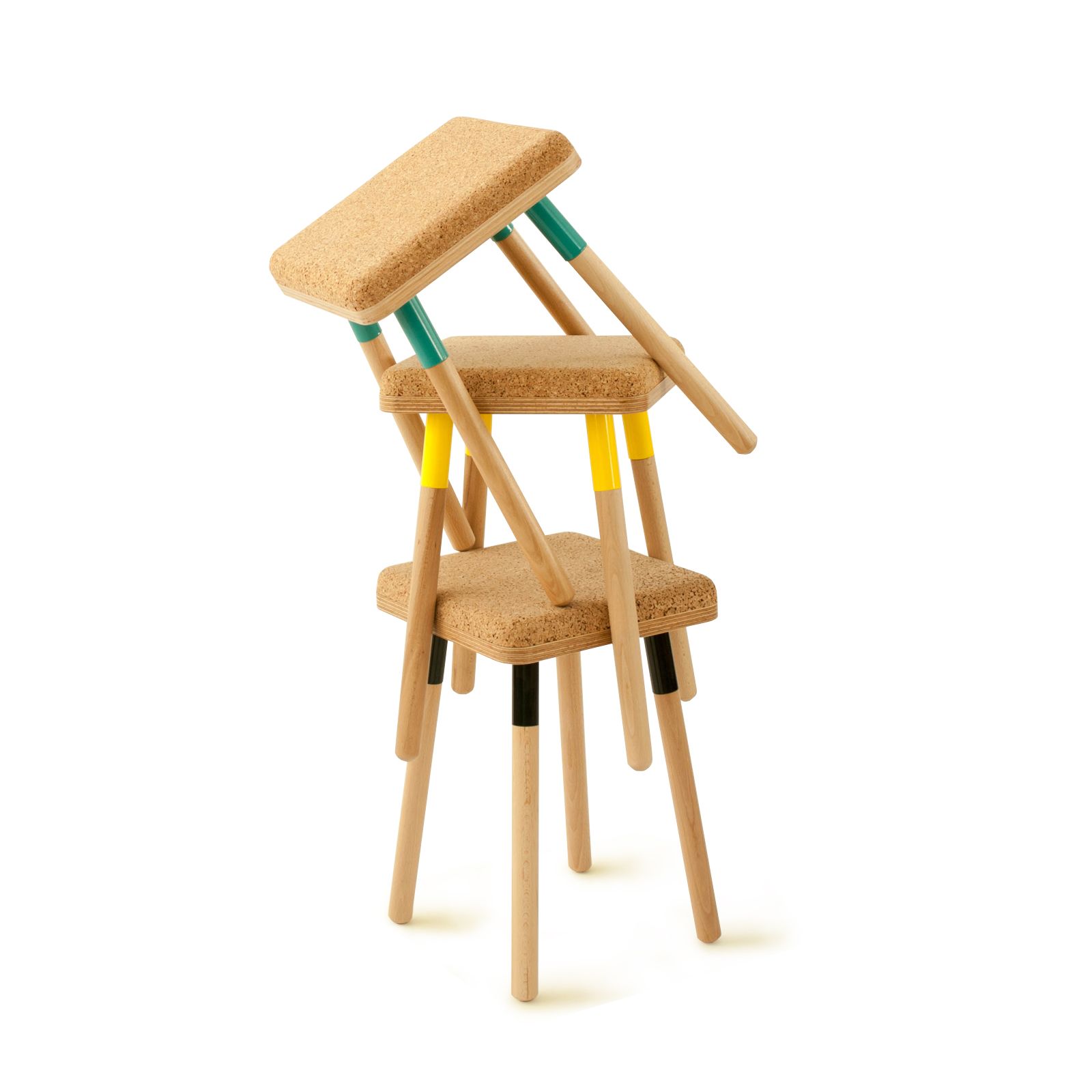 Низкий табурет из пробки Askia ARCH-00152610 - Вид №8