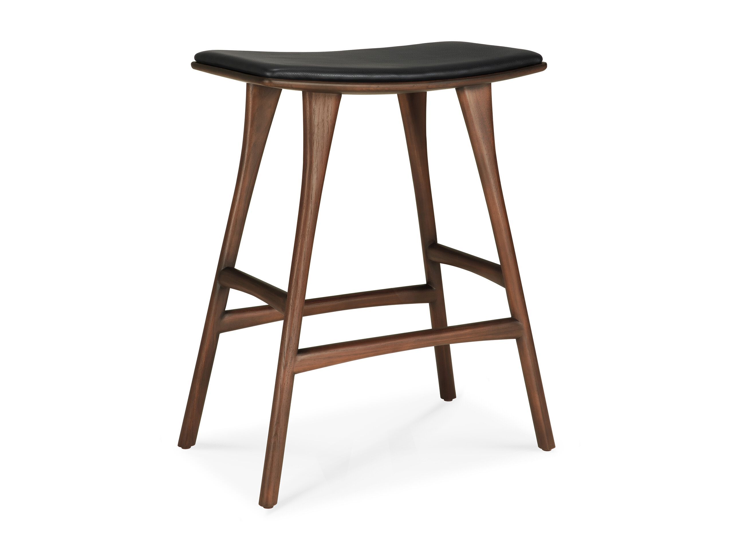 Кухонный стул из тикового дерева с мягким сиденьем Ethnicraft кость ARCH-00059680