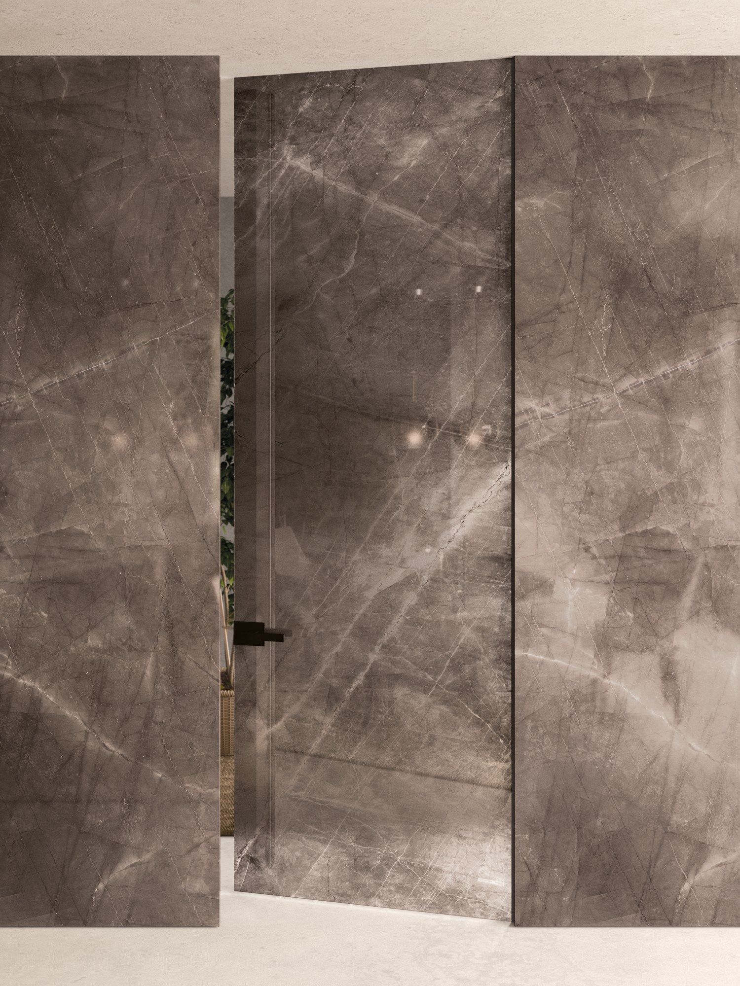 Стеклянная распашная дверь HenryGlass VITRA ARCH-00067721 - Вид №3