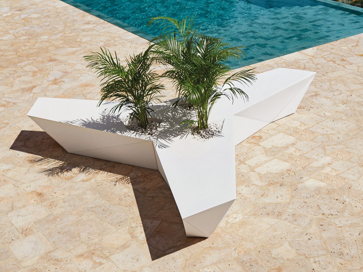 Модульная скамейка из полиэтилена без спинки Vondom Faz ARCH-00038745 - Вид №3